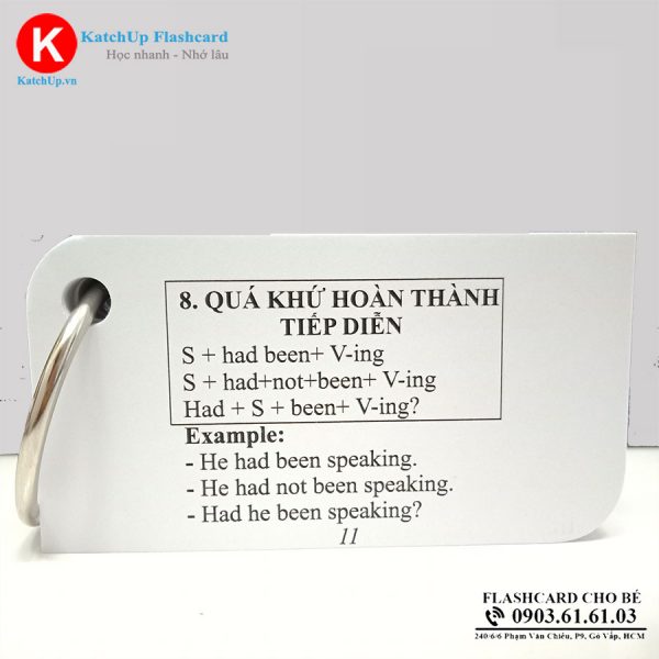 Bộ KatchUp Flashcard NGỮ PHÁP tiếng Anh - Standard