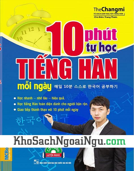 Sách 10 phút tự học tiếng Hàn mỗi ngày