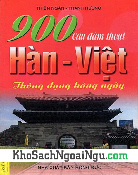 Sách 900 câu đàm thoại Hàn Việt