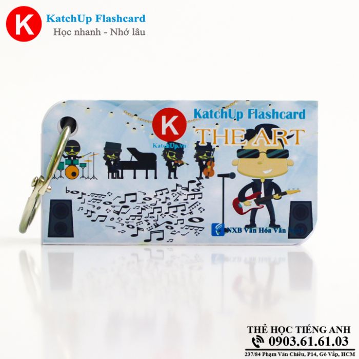 Flashcard KatchUp - The arts - High Quality - Trắng (25X)