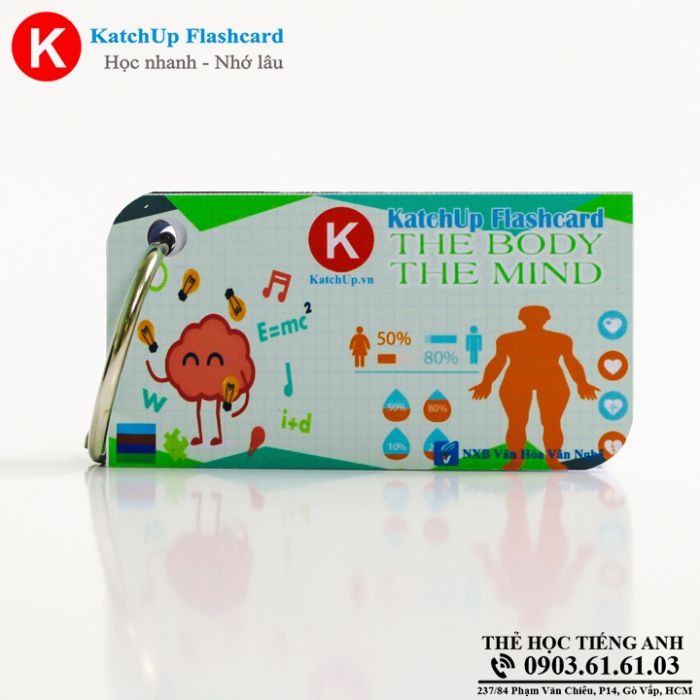 Bộ KatchUp Flashcard - The body, the mind - Best Quality (07B)